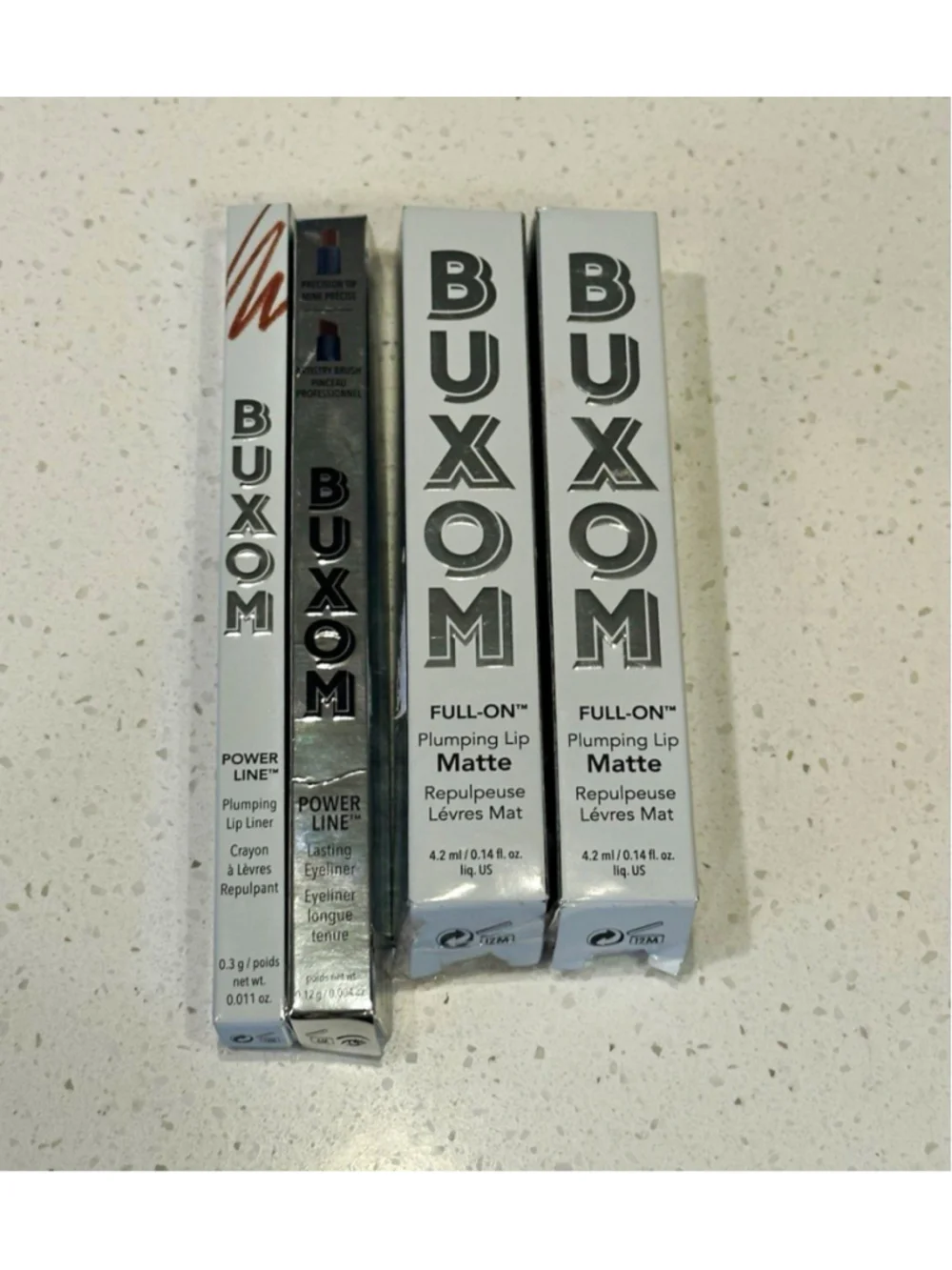 Buxom Plumping Lip Matte Dolly & Brunching + Liner Bossy Brunette & HiDef Honwy